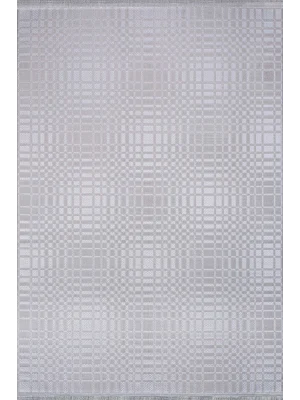 Sofia 02B Gri Yıkanabilir Dekoratif Makine Halısı