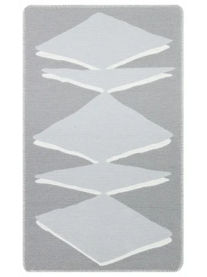 Arya Neo Arn 09 Grey White Yıkanabilir Kaymaz Tabanlı Modern Pamuk Kilim