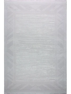 Elit 29158B Beyaz Akrilik Makine Halısı