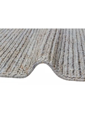 Choti Fıne Slate Blue (SB03) Flatweave Natural Jüt İle Üretilen El Dokuma Hasır Halı