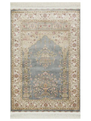 Isfahan Scd 01 Grey Klasik Desenli Yüksek Kalite Sık Dokuma Seccade