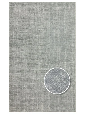 Kalahari Plain Grey Özel Dokuma Tekniği ile Üretilen Modern Sade Desenli Makine Halısı
