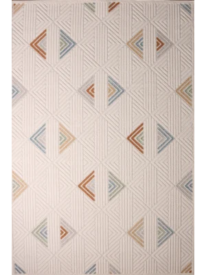 Sembol 31374A Multi Dekoratif Modern Desen Makine Halısı