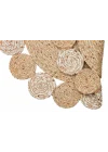 Patna PTN 03 Natural White Jüt Hasır Görünümlü Hav Toz Vermez Dekoratif Örgü Halı