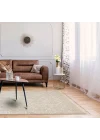 Soho Sh 03 Beige Hav Vermeyen Özel Ipler Ile Üretilen Etnik Örgü Desenlere Sahip Makine Halısı