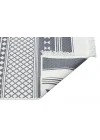 Arya Ar 07 Grey %100 Geri Dönüşümlü Pamuktan Çift Taraflı Yıkanabilir Modern Dekoratif Kilim