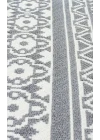 Arya Ar 07 Grey %100 Geri Dönüşümlü Pamuktan Çift Taraflı Yıkanabilir Modern Dekoratif Kilim