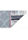 Arya Ar 04 Pink Aqua %100 Geri Dönüşümlü Pamuktan Çift Taraflı Yıkanabilir Modern Dekoratif Kilim