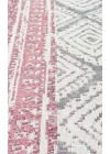 Arya Ar 04 Pink Aqua %100 Geri Dönüşümlü Pamuktan Çift Taraflı Yıkanabilir Modern Dekoratif Kilim