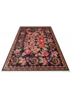 Antique ATK 02 Black Yıkanabilir Modern Ve Etnik Desenli Kaymaz Tabanlı Makine Halısı