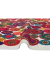 LUNA NEW HALI 0055 Otantik Geleneksel Desenli Yıkanabilir Renkli Baskı Kilim
