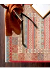 Antique ATK 04 Multy Yıkanabilir Modern Ve Etnik Desenli Kaymaz Tabanlı Makine Halısı