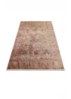 Antique ATK 08 Beige Yıkanabilir Modern Ve Etnik Desenli Kaymaz Tabanlı Makine Halısı