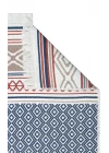 Arya Ar 26 Navy Beige %100 Geri Dönüşümlü Pamuktan Çift Taraflı Yıkanabilir Modern Dekoratif Kilim