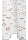 Arya Ar 05 Beige Pink %100 Geri Dönüşümlü Pamuktan Çift Taraflı Yıkanabilir Modern Dekoratif Kilim