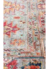 Antique ATK 06 Aqua Yıkanabilir Modern Ve Etnik Desenli Kaymaz Tabanlı Makine Halısı