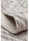Cozy CZY 03 Grey Silver Hav Toz Vermez Modern Örgü Dokuma Makine Halısı