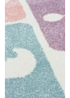 Eko Kids KDS 25 Pastel Sek Sek Desenli Hav Toz Vermez Çocuk Halısı