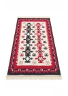 Arya Ar 32 Red %100 Geri Dönüşümlü Pamuktan Çift Taraflı Yıkanabilir Modern Dekoratif Kilim