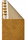 Urban 01 Gold Etnik Desenlere Sahip Hav Toz Vermez Yumuşak Dokulu Modern Halı