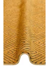 Urban 01 Gold Etnik Desenlere Sahip Hav Toz Vermez Yumuşak Dokulu Modern Halı