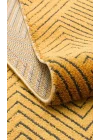 Urban 01 Gold Etnik Desenlere Sahip Hav Toz Vermez Yumuşak Dokulu Modern Halı