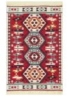 Arya Ar 30 Red %100 Geri Dönüşümlü Pamuktan Çift Taraflı Yıkanabilir Modern Dekoratif Kilim