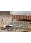 TRIBAL HALI 0306 Yıkanabilir Vintage Desenli Modern İnce Dokuma Halı