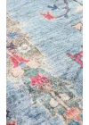 Antique ATK 09 Aqua Yıkanabilir Modern Ve Etnik Desenli Kaymaz Tabanlı Makine Halısı