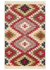 Arya Ar 33 Red %100 Geri Dönüşümlü Pamuktan Çift Taraflı Yıkanabilir Modern Dekoratif Kilim