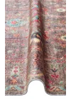 Antique ATK 10 Dark Multy Yıkanabilir Modern Ve Etnik Desenli Kaymaz Tabanlı Makine Halısı