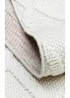 Cozy CZY 04 Cream Hav Toz Vermez Modern Örgü Dokuma Makine Halısı