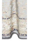 Isfahan 03 Grey Cream Klasik Desenli Yüksek Kalite Sık Dokuma Makine Halısı