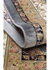 Isfahan 03 Grey Cream Klasik Desenli Yüksek Kalite Sık Dokuma Makine Halısı