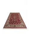 Isfahan 01 Red Klasik Desenli Yüksek Kalite Sık Dokuma Makine Halısı
