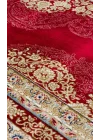 Isfahan 05 Red Klasik Desenli Yüksek Kalite Sık Dokuma Makine Halısı