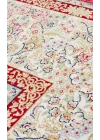 Isfahan 05 Red Klasik Desenli Yüksek Kalite Sık Dokuma Makine Halısı