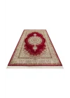 Isfahan 05 Red Klasik Desenli Yüksek Kalite Sık Dokuma Makine Halısı