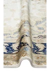 Isfahan 04 Cream Klasik Desenli Yüksek Kalite Sık Dokuma Makine Halısı