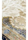 Isfahan 04 Cream Klasik Desenli Yüksek Kalite Sık Dokuma Makine Halısı