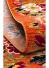 PIETRA HALI 0272 Sıcak Renk Tonlu Etnik Desenli Yumuşak Dokulu Makine Halısı