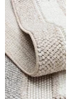 Motto MOT 04 Beige Grey Yumuşak Tuşeli Örgü Dokuma Modern Makine Halısı