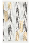 Arya Ar 19 White Black %100 Geri Dönüşümlü Pamuktan Çift Taraflı Yıkanabilir Modern Dekoratif Kilim