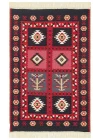 Arya Ar 28 Red %100 Geri Dönüşümlü Pamuktan Çift Taraflı Yıkanabilir Modern Dekoratif Kilim