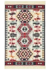 Arya Ar 30 Red %100 Geri Dönüşümlü Pamuktan Çift Taraflı Yıkanabilir Modern Dekoratif Kilim