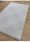 Sofia 02B Gri Yıkanabilir Dekoratif Makine Halısı