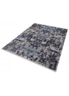 Allegro 1021 Mavi Dekoratif Modern Kaymaz Tabanlı Makine Halısı ✄