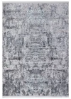 Allegro 1023 Gri Dekoratif Modern Kaymaz Tabanlı Makine Halısı ✄