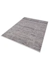 Allegro 1061 Açık Gri Dekoratif Modern Kaymaz Tabanlı Makine Halısı ✄