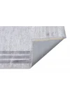Allegro 2185 Açık Gri Dekoratif Modern Kaymaz Tabanlı Makine Halısı
